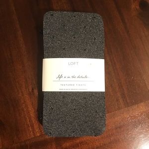 SOLD Loft Polka Dot Gray Tights